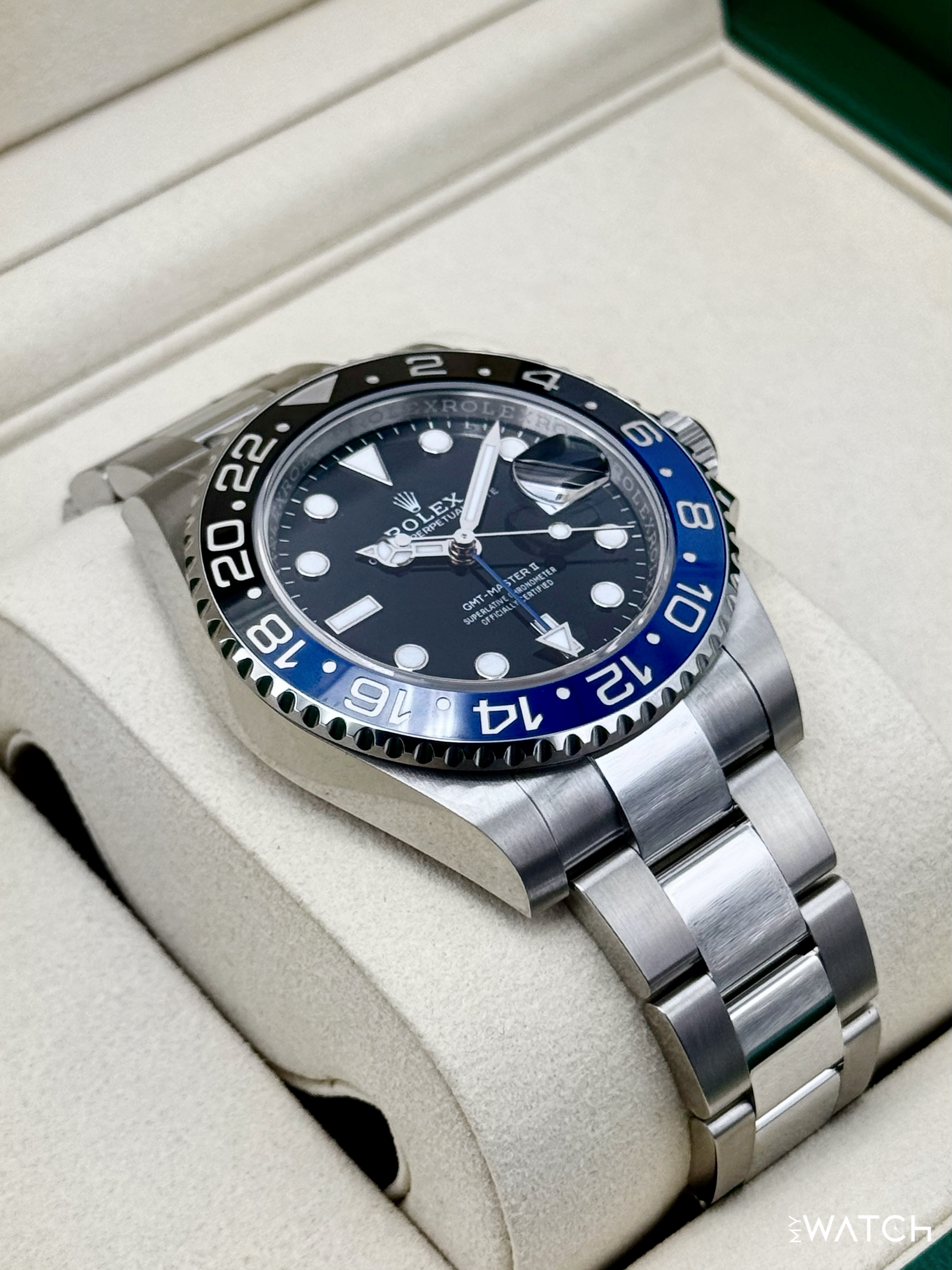 NEW 2026 Rolex GMT-Master II "Batman" 40mm 126710BLNR Oyster - MyWatchLLC