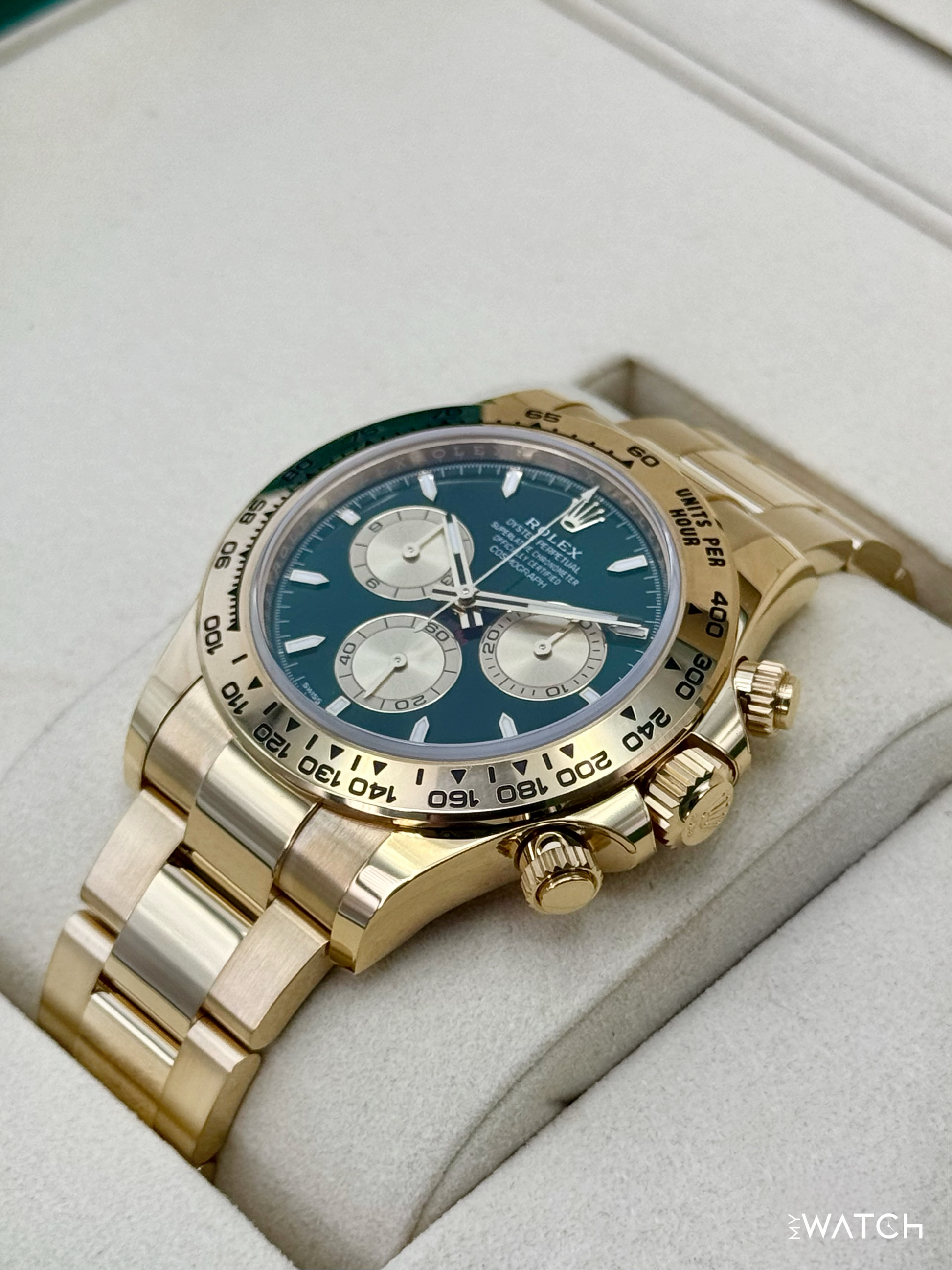 2025 Rolex Daytona "John Mayer" 40mm 126508 Yellow Gold Green Dial - MyWatchLLC