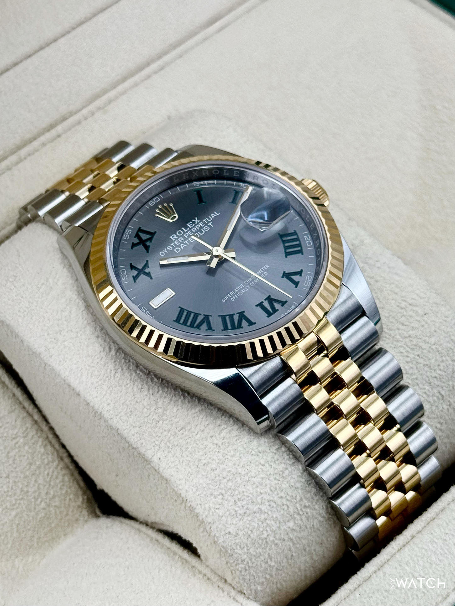 2025 Rolex Datejust 36mm 126233 Two-Tone Jubilee Wimbledon Dial - MyWatchLLC