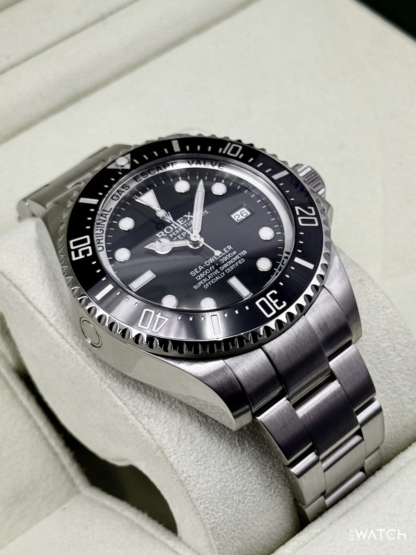 2015 Rolex Deepsea 44mm 116660 Stainless Steel Black Dial - MyWatchLLC