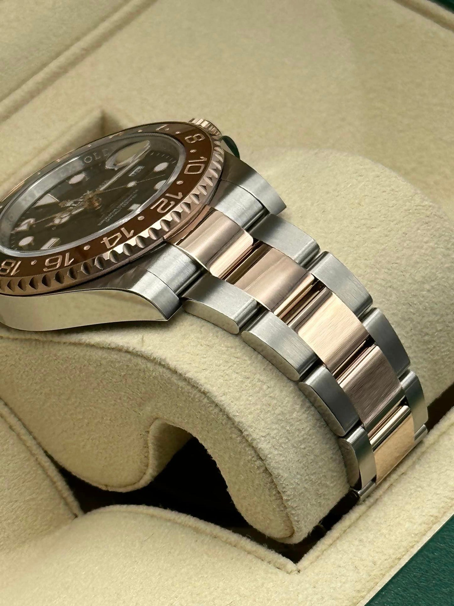 NEW 2023 Rolex GMT Master II  "Rootbeer" Rose Gold/Stainless Steel - MyWatchLLC