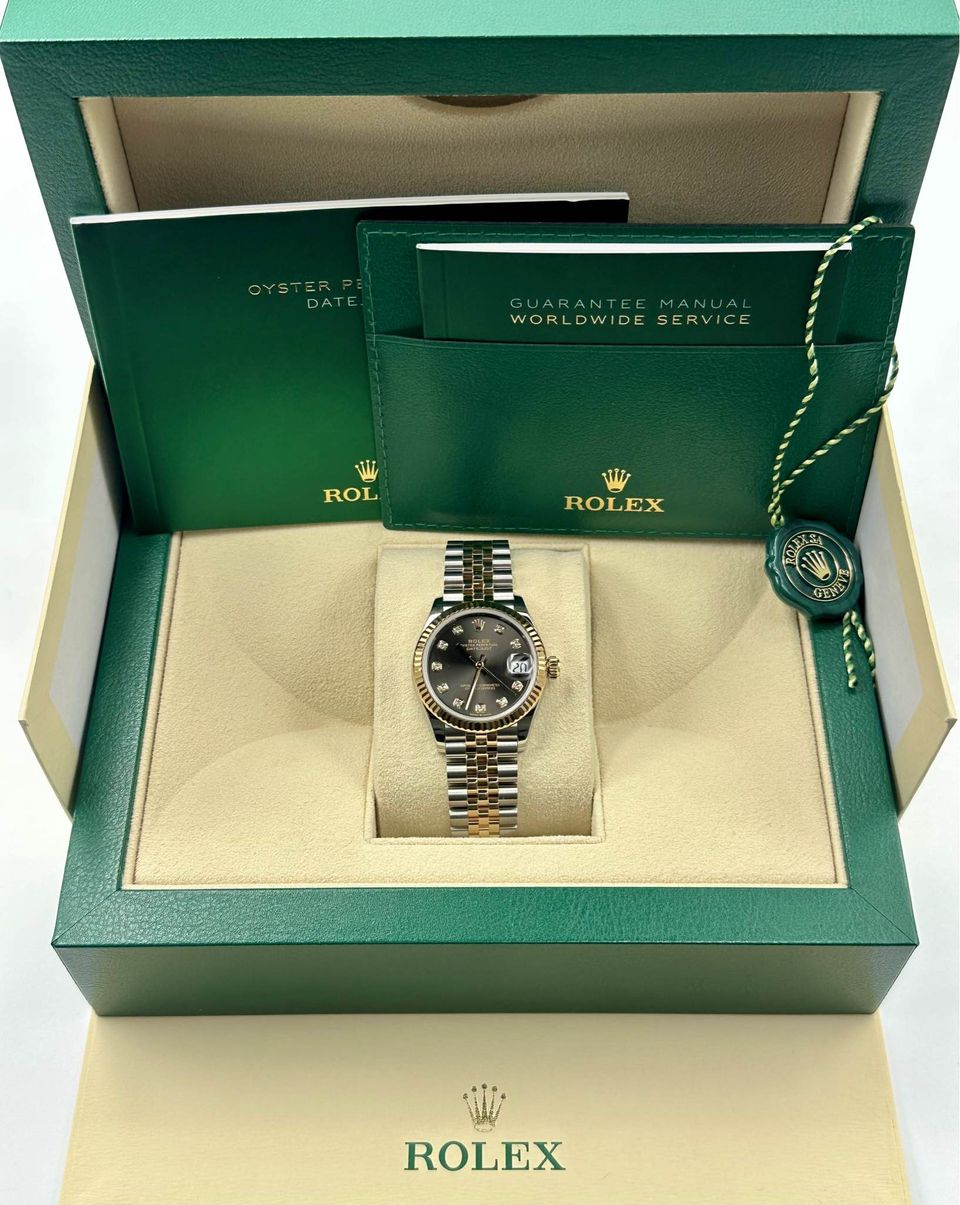 2021 Rolex Datejust 31mm 278273 Two-Tone Rhodium Diamond Dial - MyWatchLLC