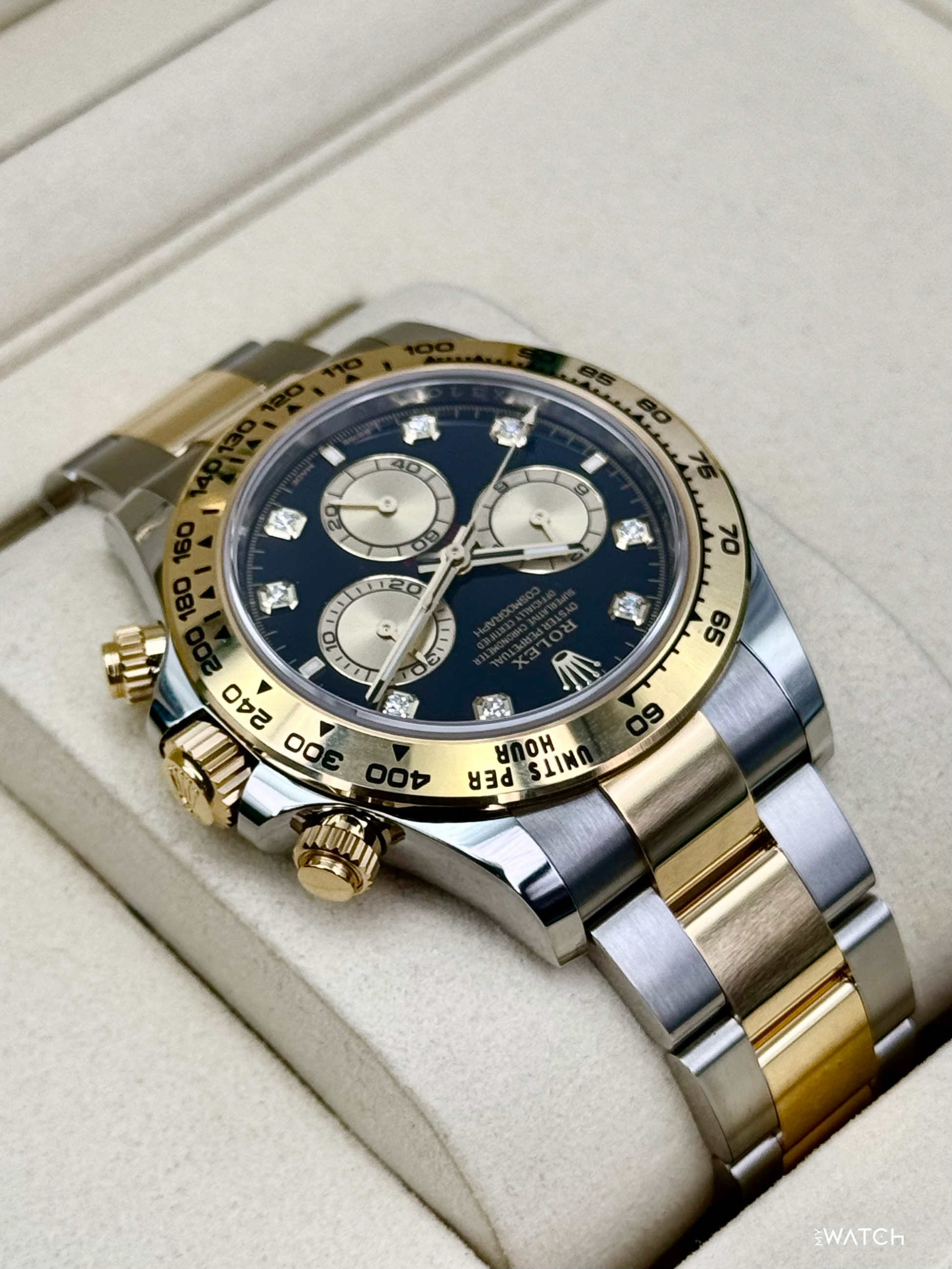 NEW 2026 Rolex Daytona 40mm 126503 Two-Tone Black Diamond Dial - MyWatchLLC