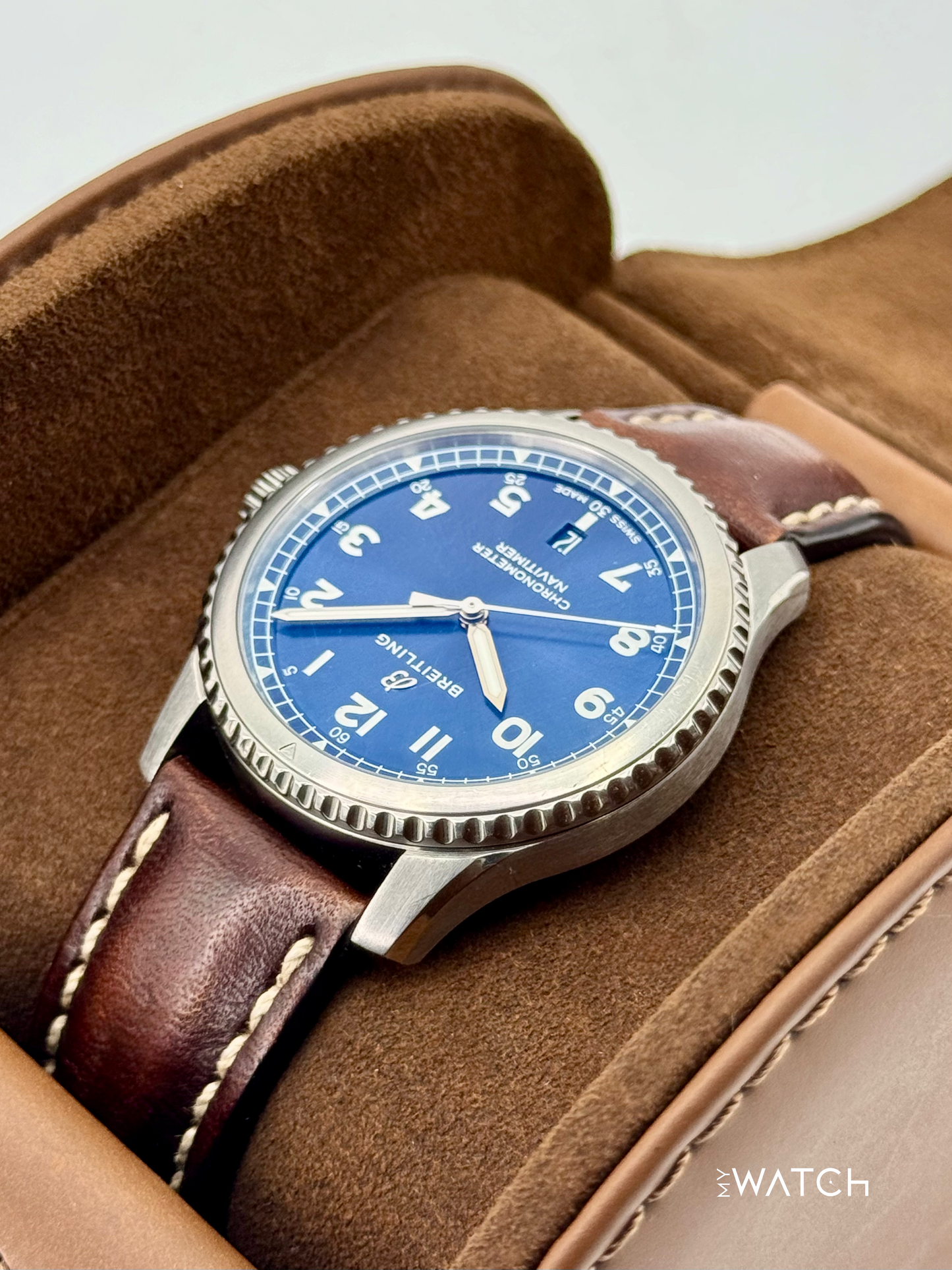 Breitling Navitimer 8 Automatic 41mm A17314101C1A1 Blue Dial - MyWatchLLC