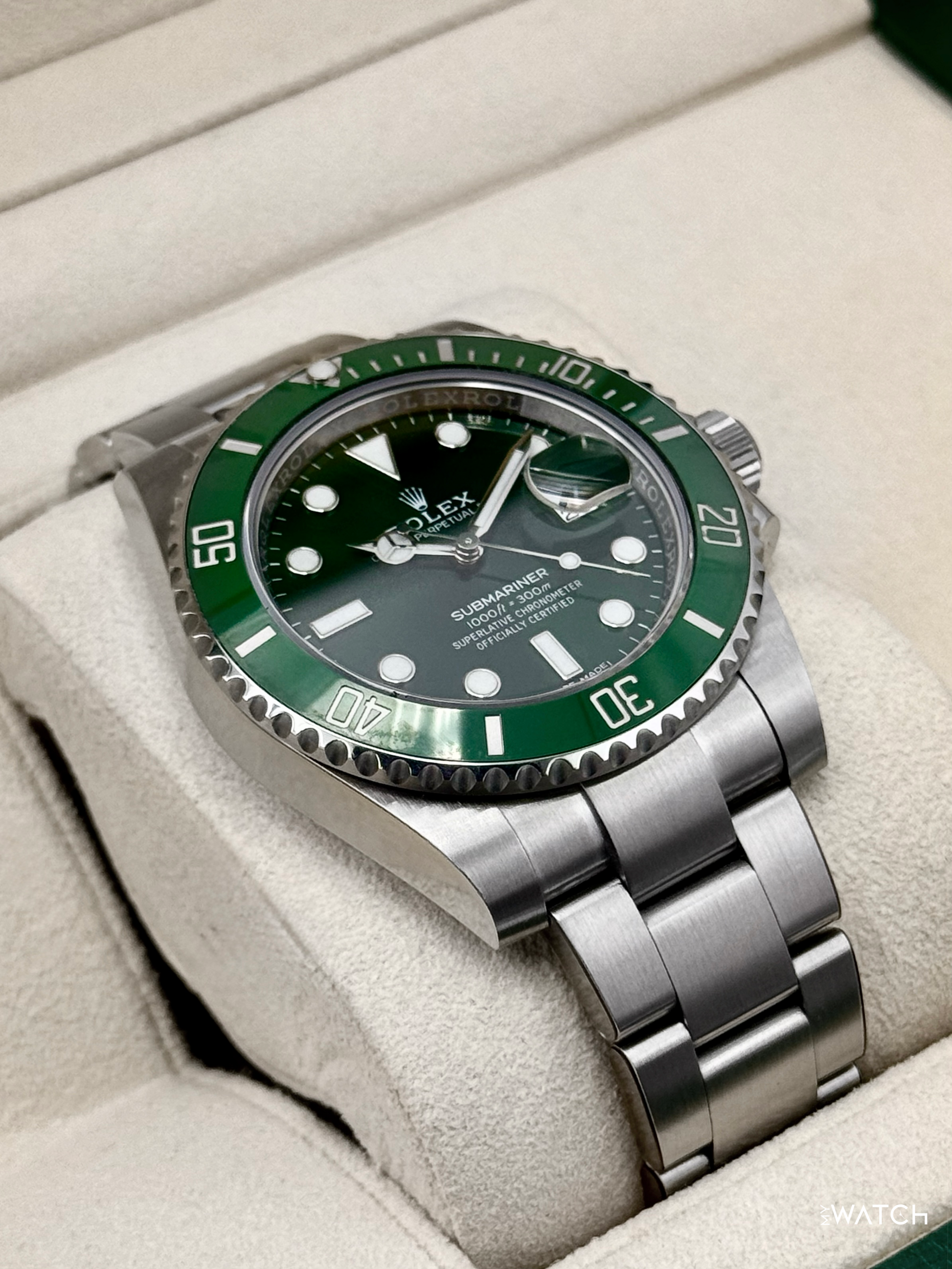 2018 Rolex Submariner “Hulk” 40mm 116610LV Green Dial - MyWatchLLC