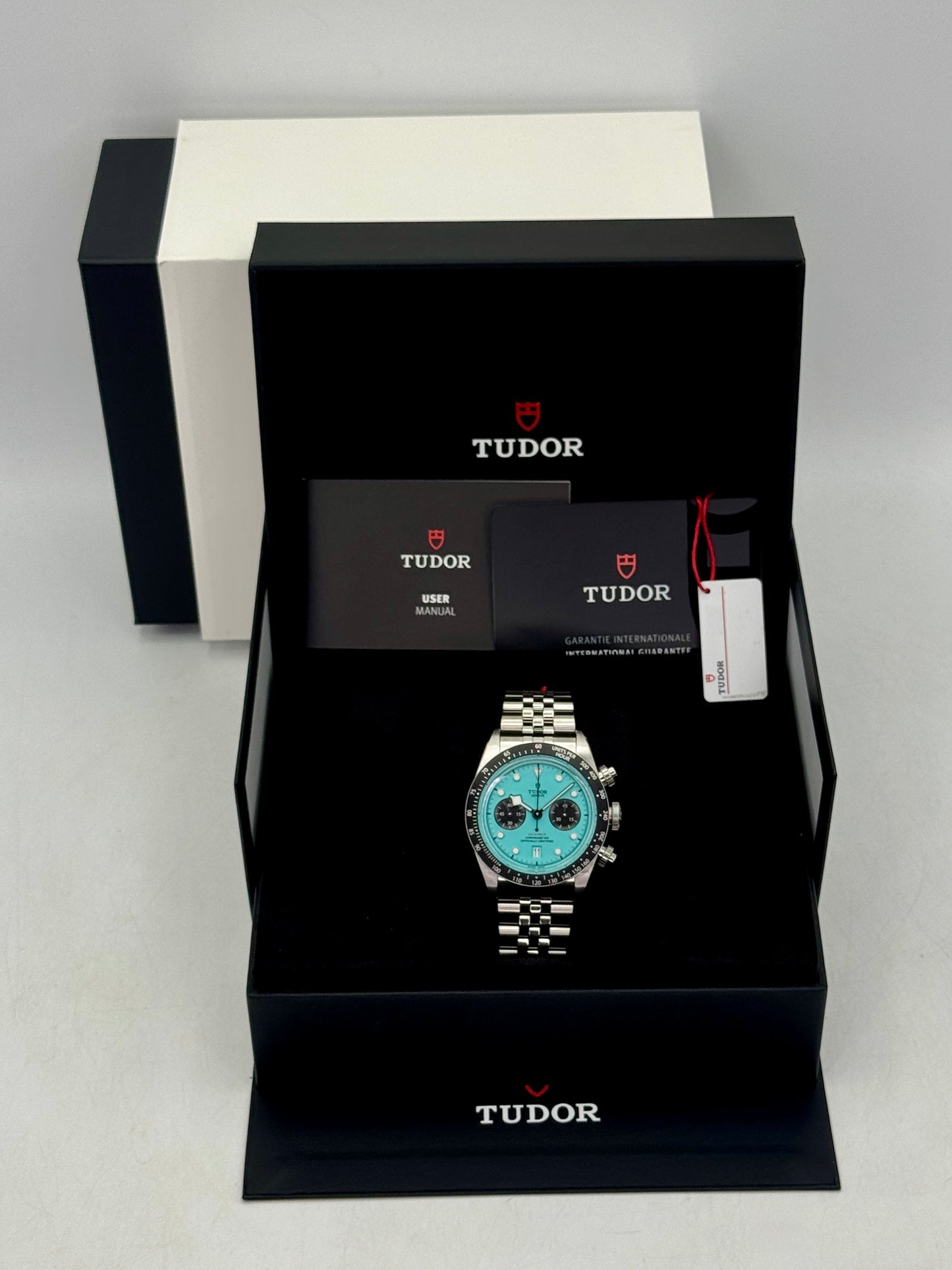 NEW 2026 Tudor Black Bay Chrono 41mm 79360N Flamingo Blue Dial