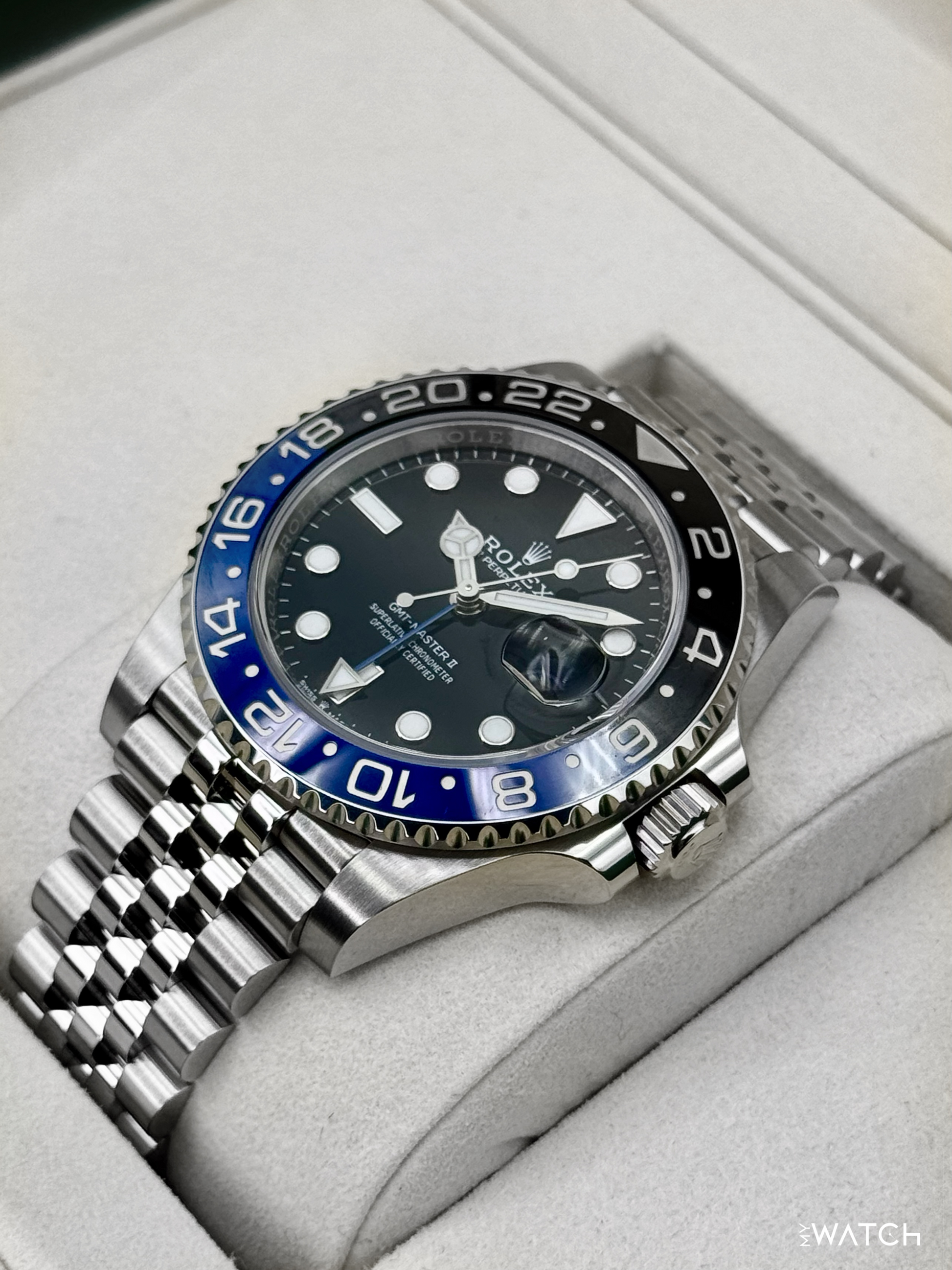 2025 Rolex GMT-Master II "Batgirl" 40mm 126710BLNR Jubilee - MyWatchLLC