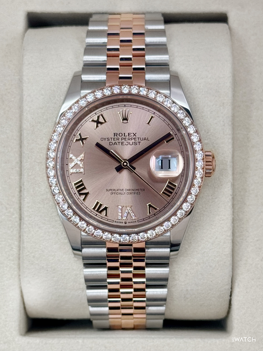 2025 Rolex Datejust 36mm 126281RBR Two-Tone Jubilee Pink Diamond Dial