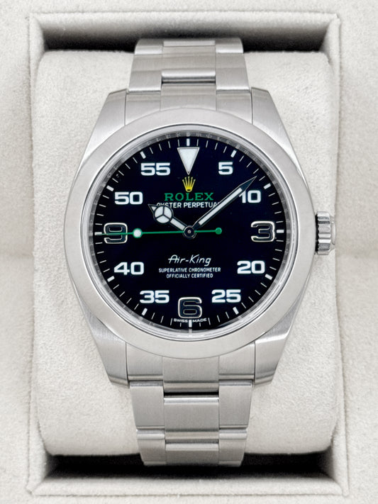 2026 Rolex Air-King 40mm 116900 Stainless Steel Black Dial (CPO)
