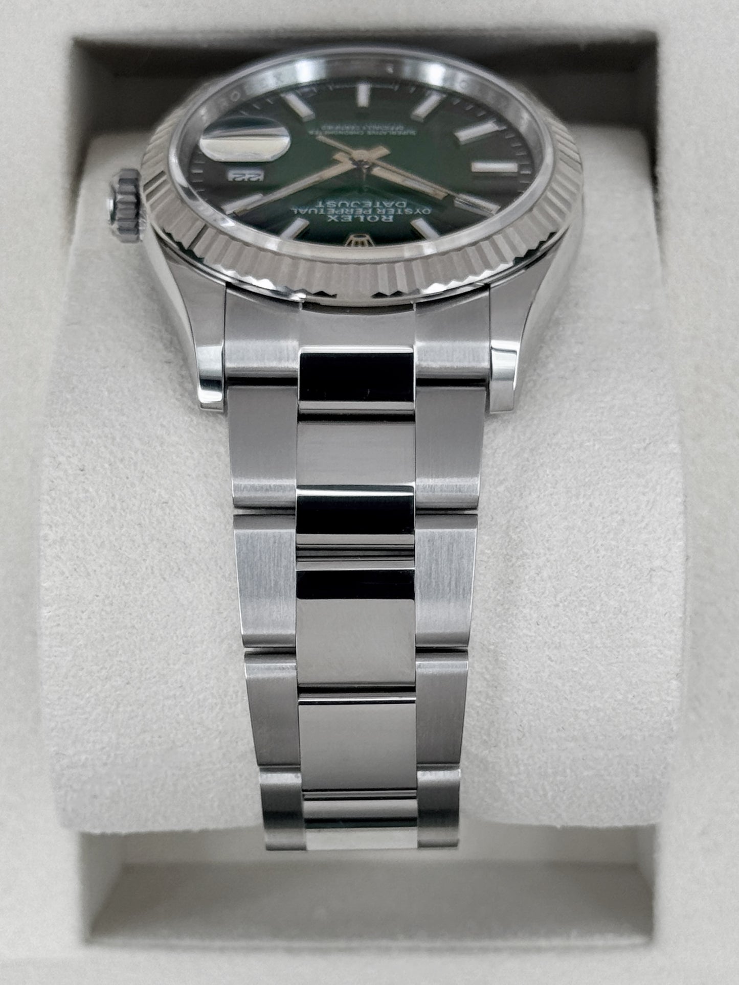 NEW 2026 Rolex Datejust 36mm 126234 Stainless Steel Oyster Green Ombre Dial