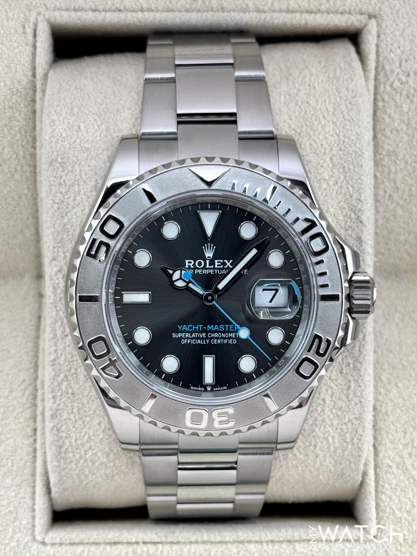 2022 Rolex Yacht-Master 40mm 126622 Stainless Steel Rhodium Dial