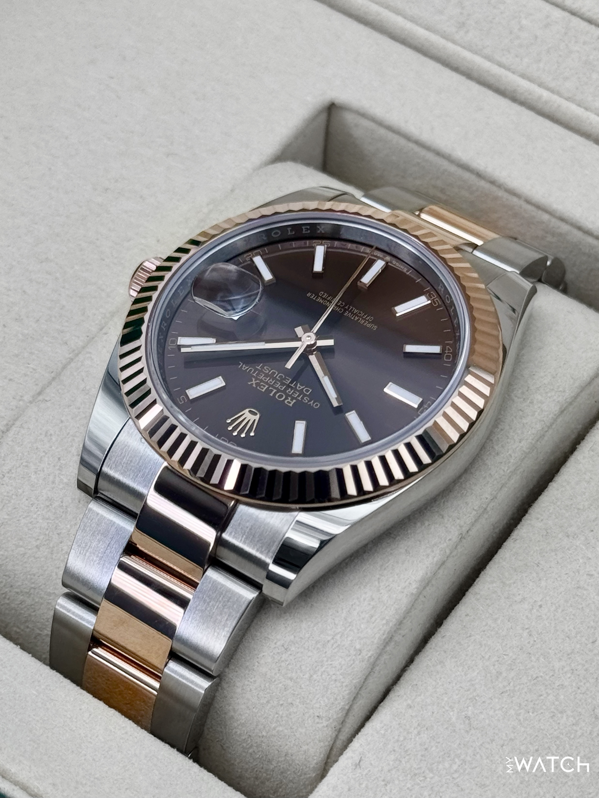 NEW 2026 Rolex Datejust 41mm 126331 Two-Tone Oyster Chocolate Dial - MyWatchLLC