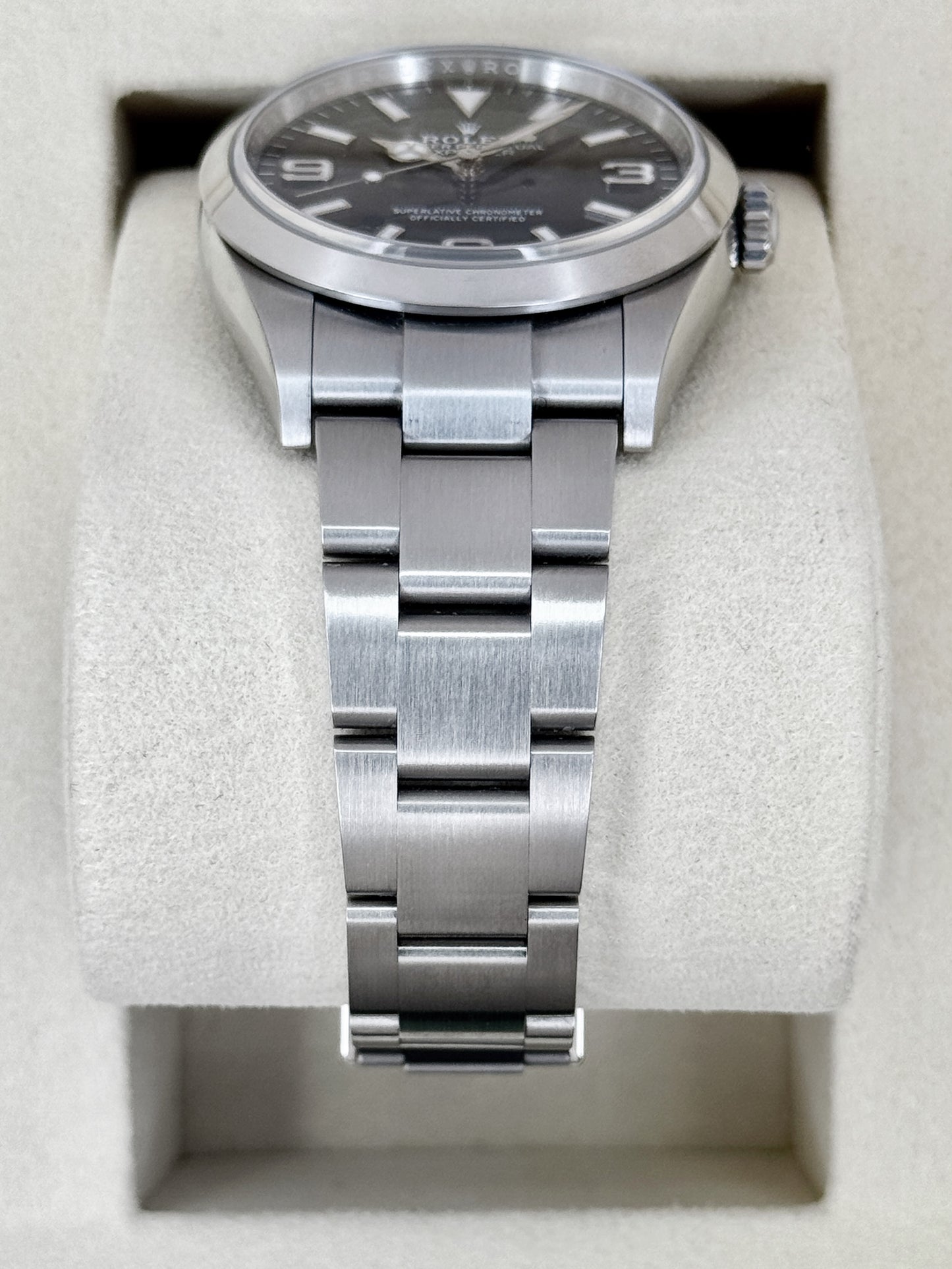 2025 Rolex Explorer 36mm 124270 Stainless Steel Black Dial
