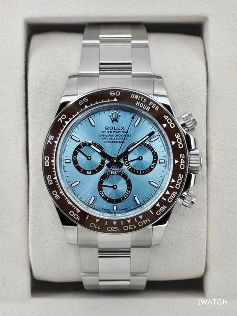 NEW 2026 Rolex Daytona 40mm 126506 Platinum Ice Blue Dial