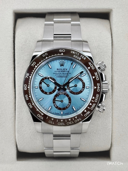 NEW 2026 Rolex Daytona 40mm 126506 Platinum Ice Blue Dial - MyWatchLLC