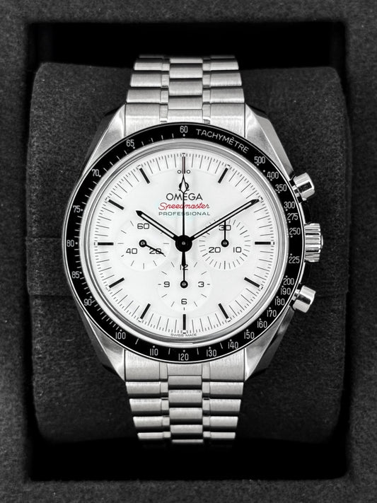 2026 Omega Speedmaster Moonwatch Pro 310.30.42.50.04.001 42mm White Dial