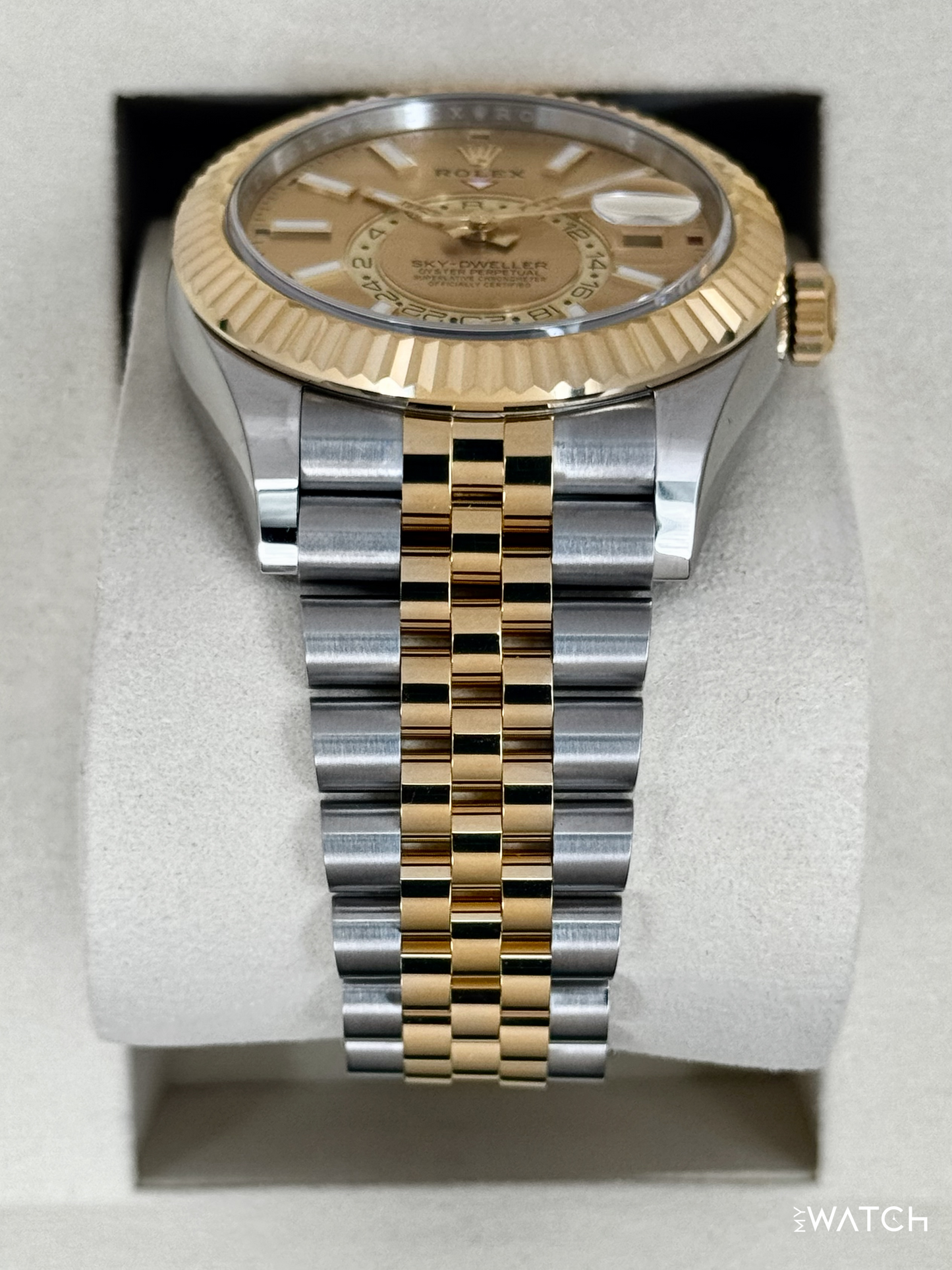 NEW 2026 Rolex Sky-Dweller 42mm 336933 Jubilee Champagne Dial - MyWatchLLC