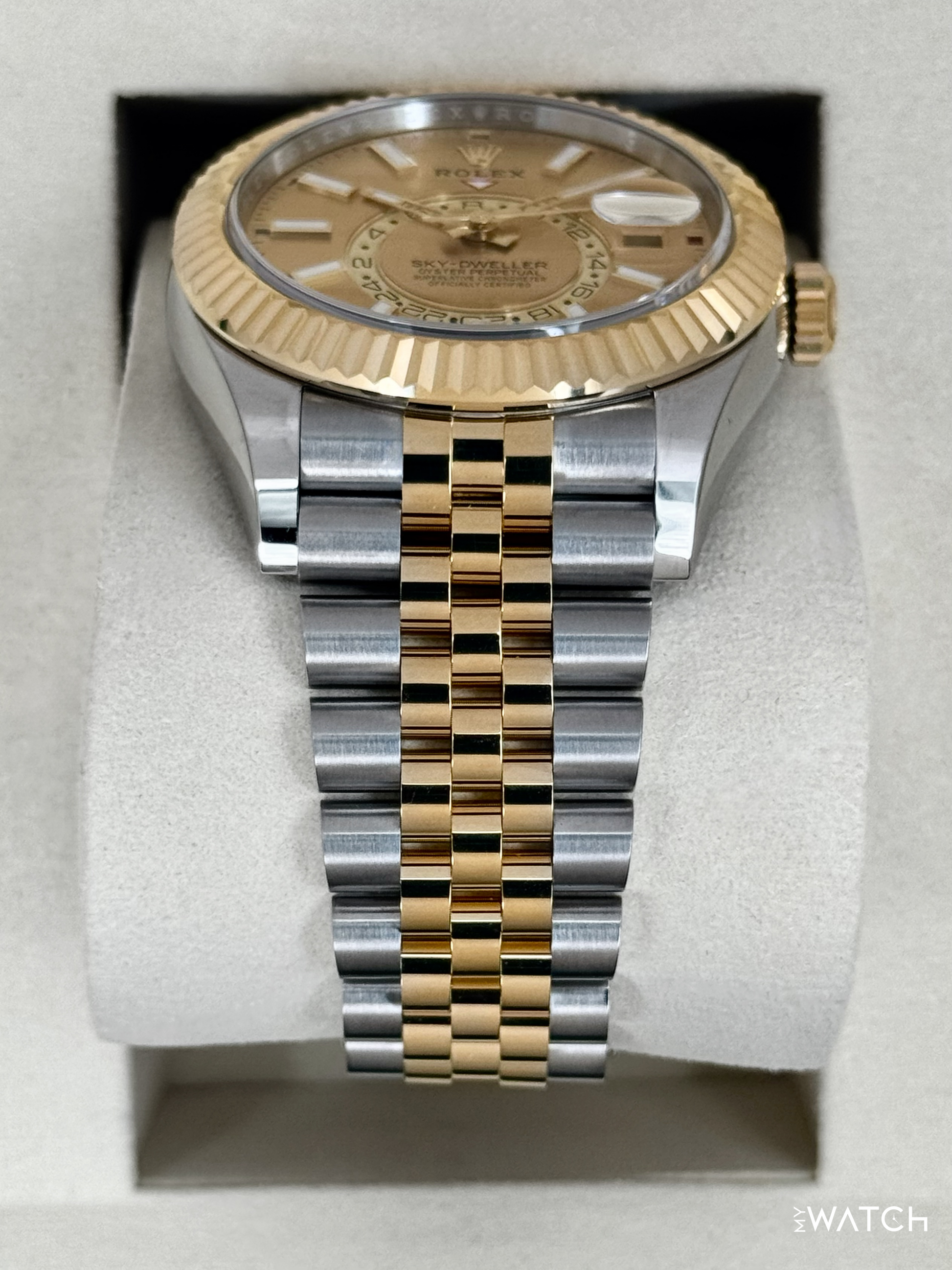 NEW 2026 Rolex Sky-Dweller 42mm 336933 Jubilee Champagne Dial - MyWatchLLC