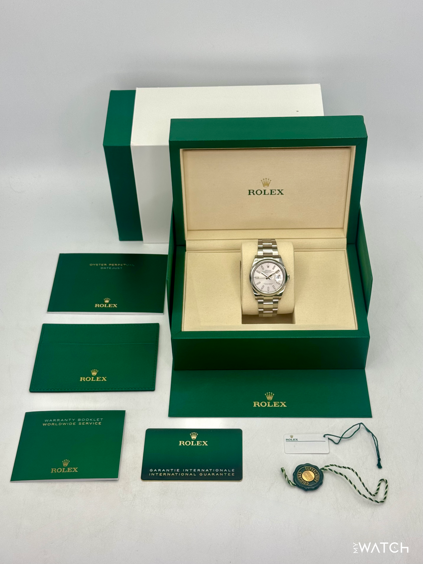 2025 Rolex Datejust 36mm 126200 Stainless Steel Oyster Silver Dial