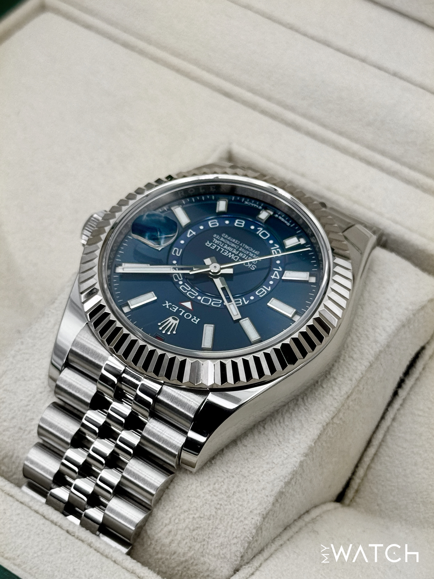 2024 Rolex Sky-Dweller 42mm 336934 Jubilee Blue Dial