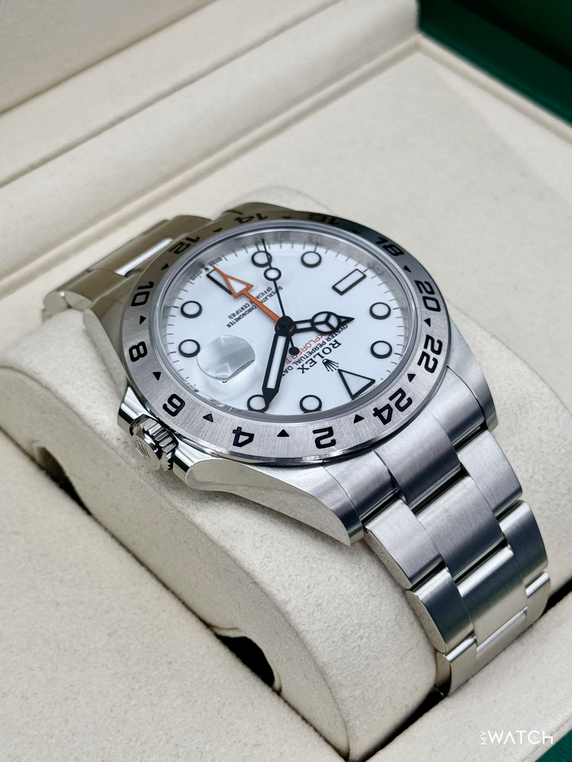 2025 Rolex Explorer II 42mm 226570 Polar White Dial - MyWatchLLC