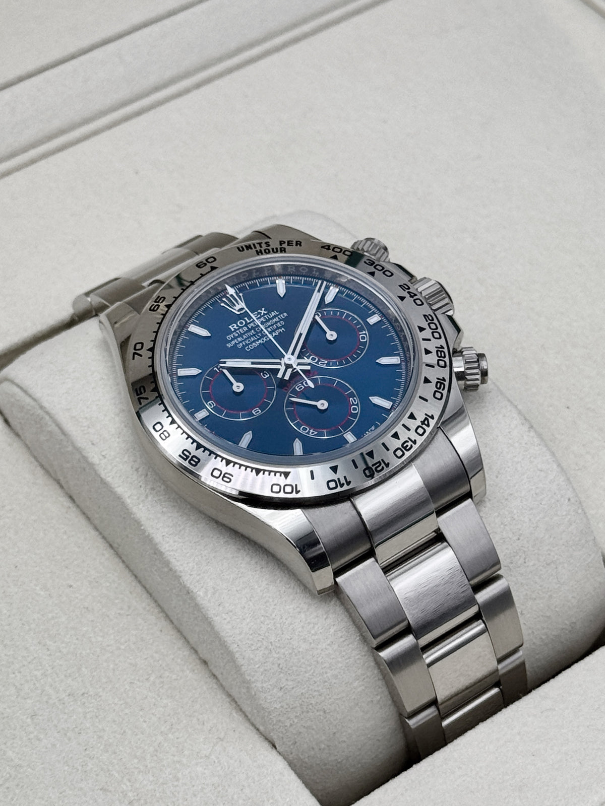 2026 Rolex Daytona 40mm 126509 White Gold Blue Dial