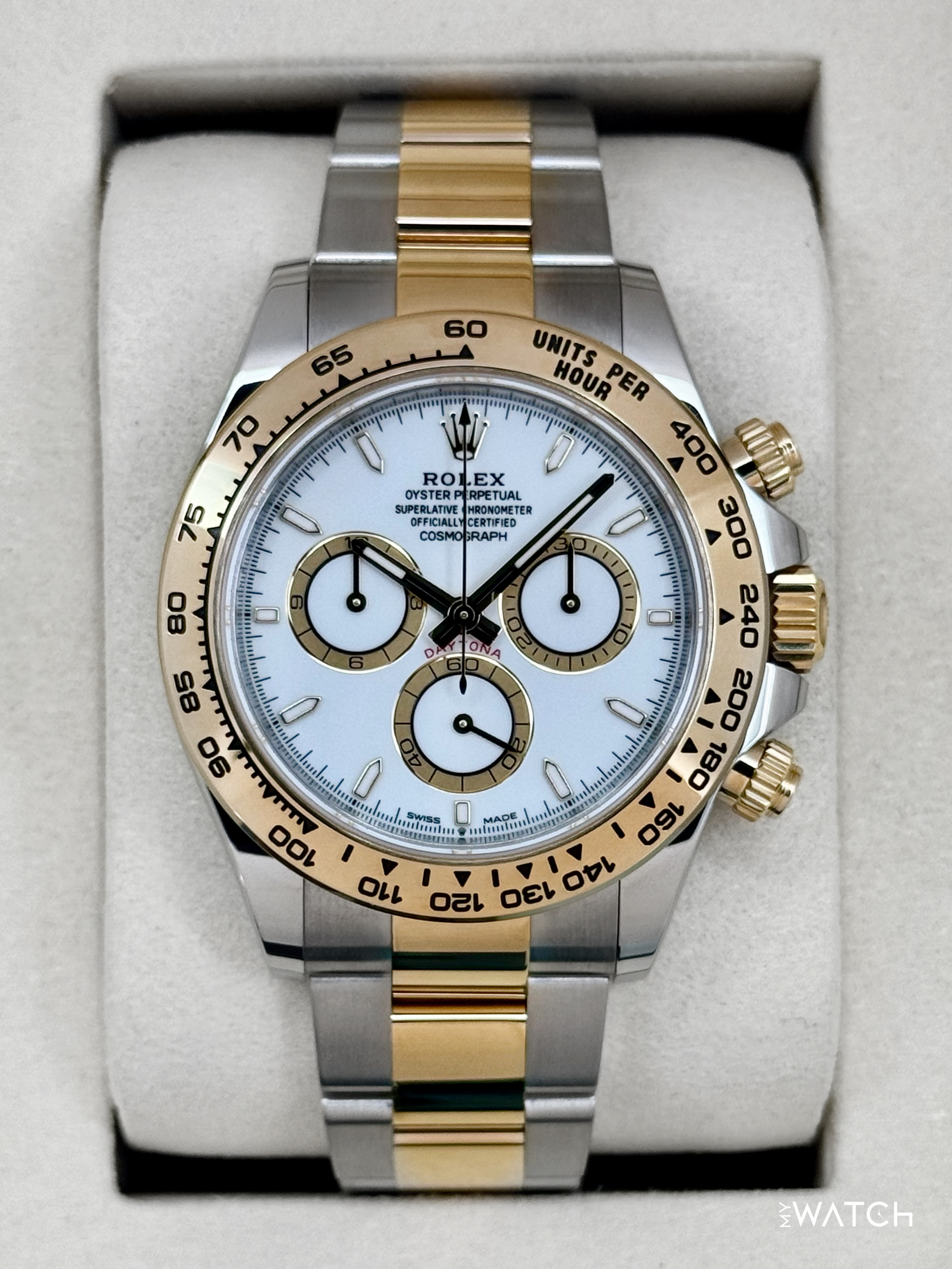2025 Rolex Daytona 40mm 126503 Two-Tone White Dial - MyWatchLLC