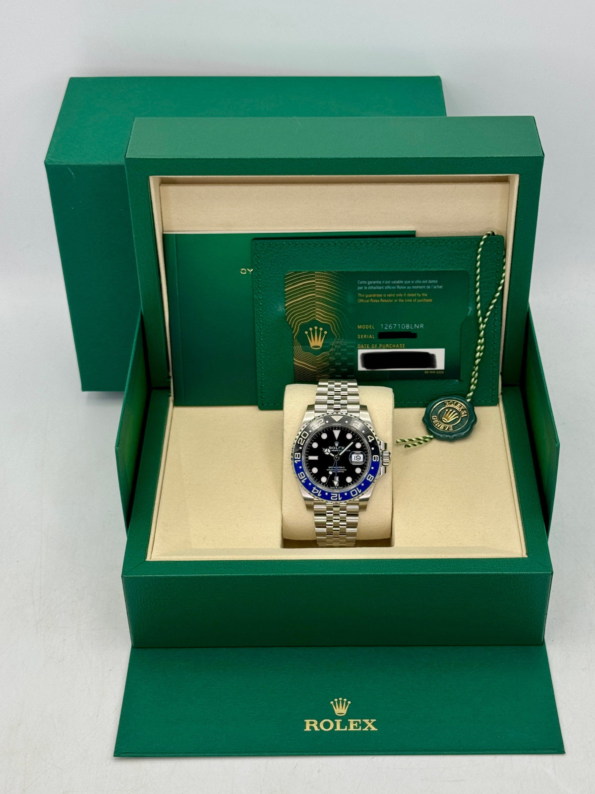 2025 Rolex GMT-Master II Batgirl 40mm 126710BLNR Jubilee