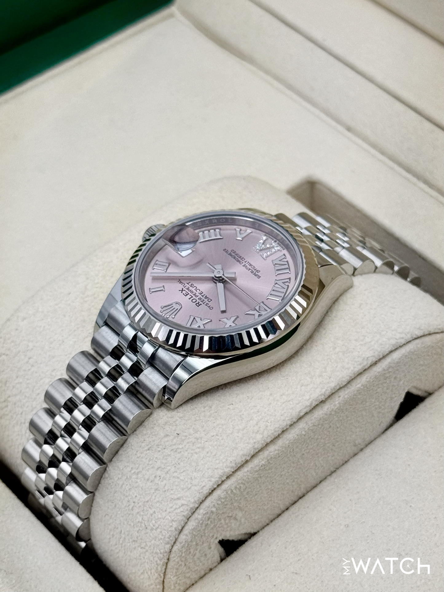 NEW 2025 Rolex Datejust 31mm 278274 Stainless Steel Jubilee Pink Dial