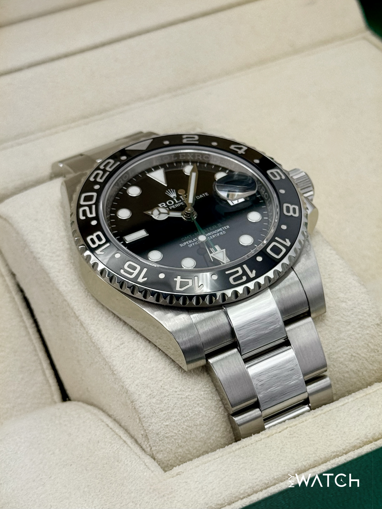 2018 Rolex GMT-Master II 40mm 116710LN Stainless Steel Black Dial