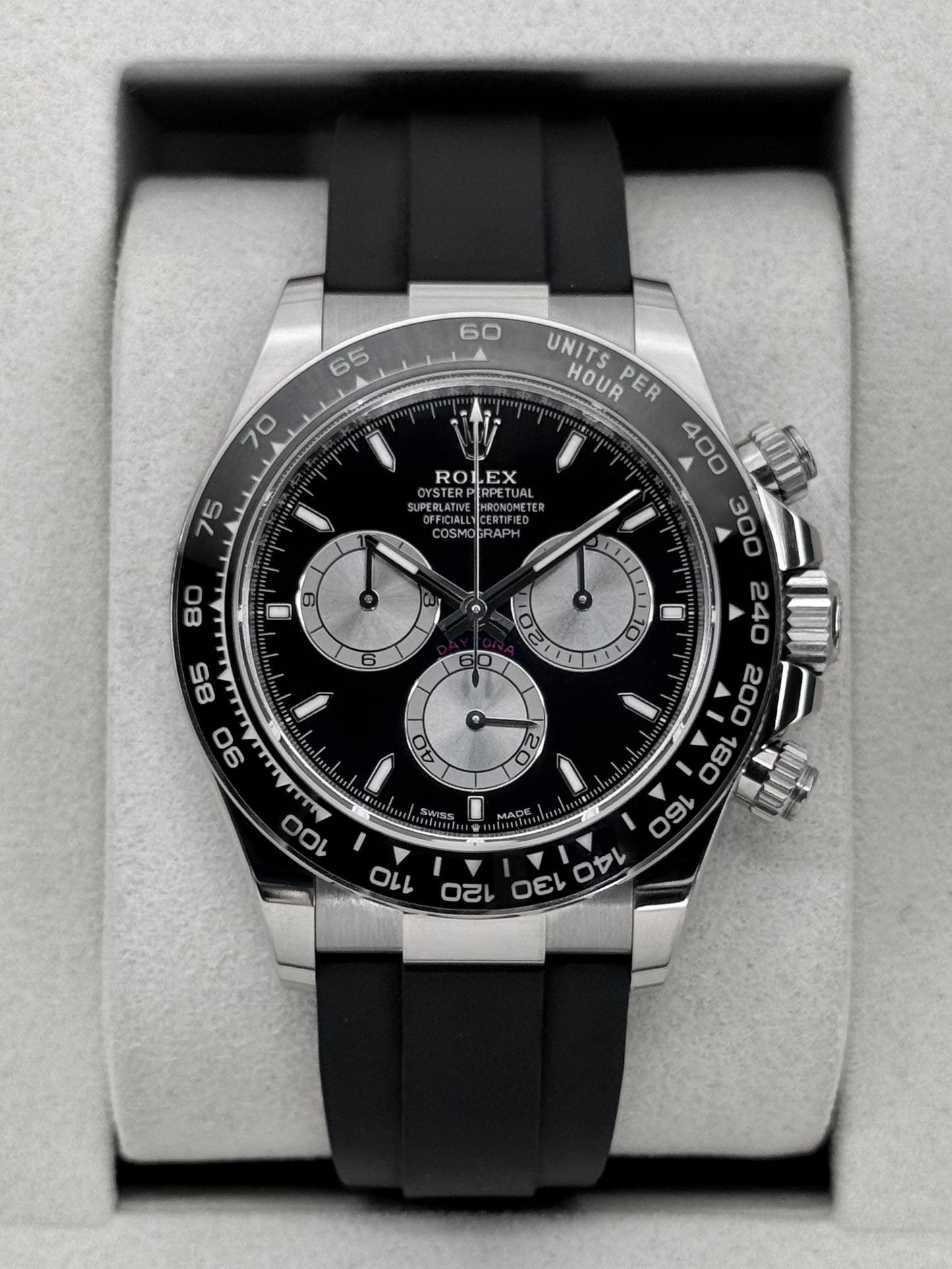 2024 Rolex Daytona "Baby Le Mans" 40mm 126519LN White Gold Black Dial
