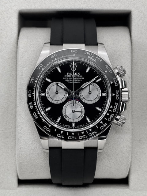 2024 Rolex Daytona "Baby Le Mans" 40mm 126519LN White Gold Oysterflex Black Dial