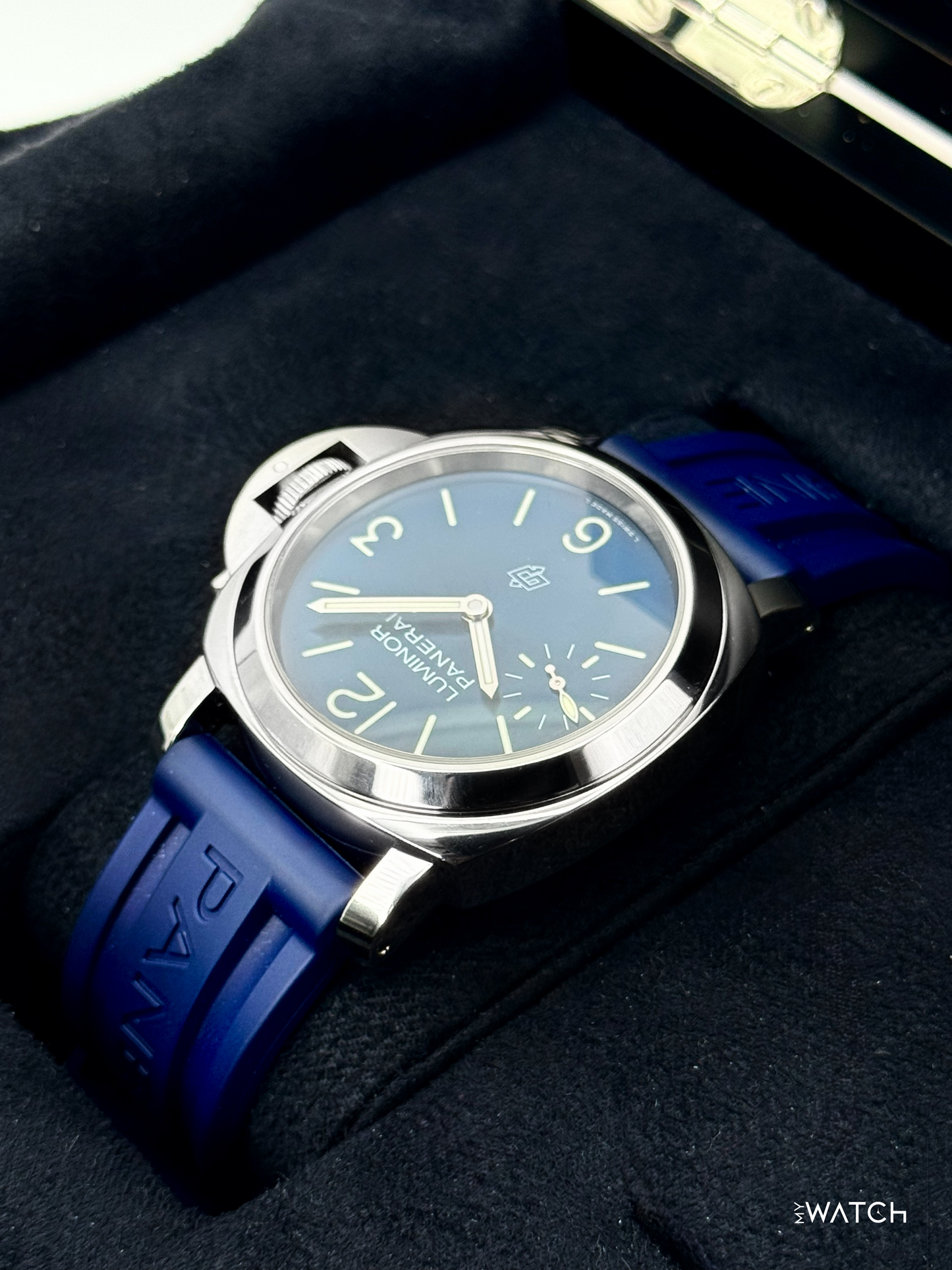 2023 Panerai Luminor Blu Mare 44mm PAM01085 Stainless Steel Blue Dial - MyWatchLLC