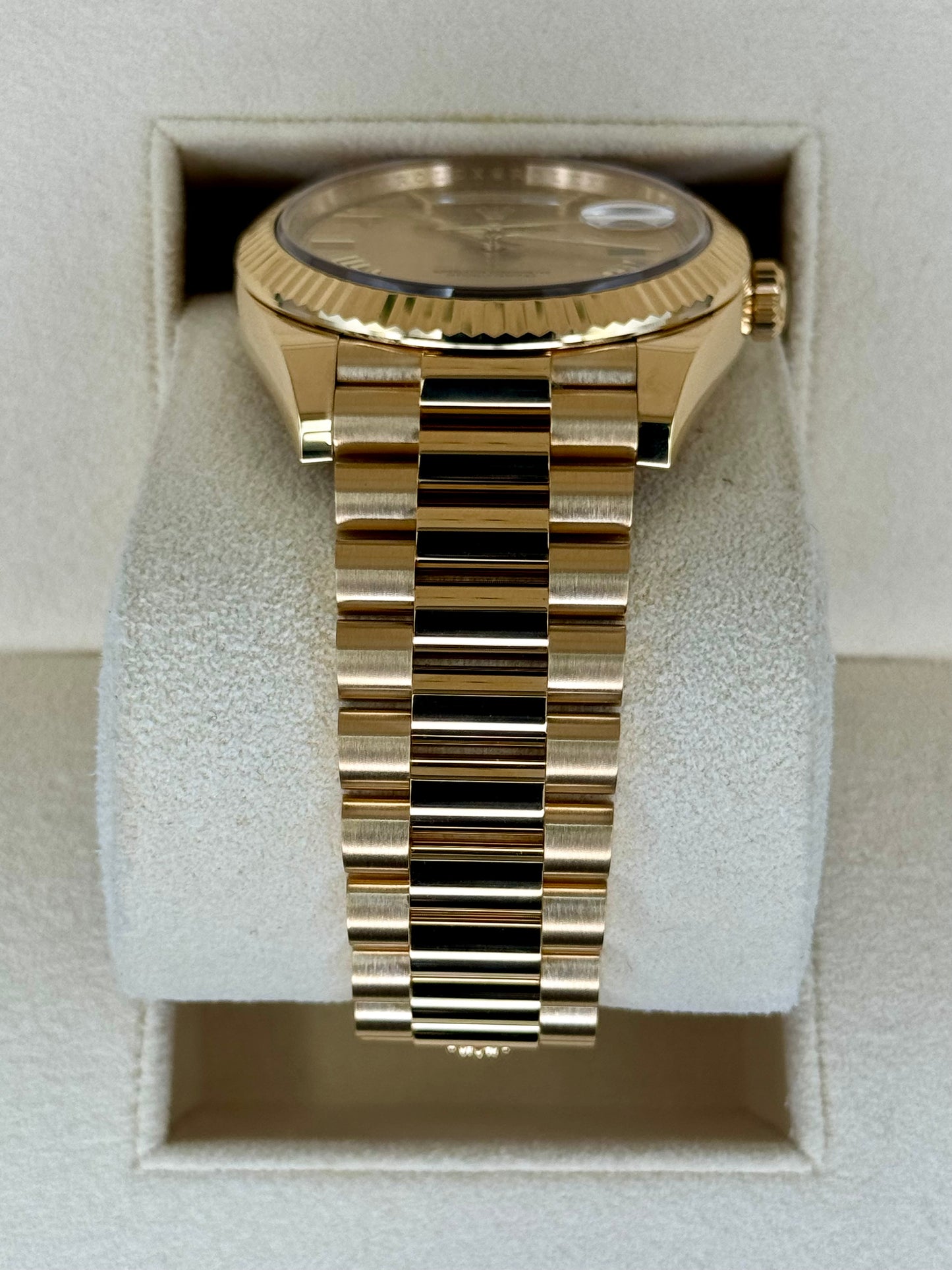 2021 Rolex Day-Date 40mm 228238 Presidential Champagne Dial