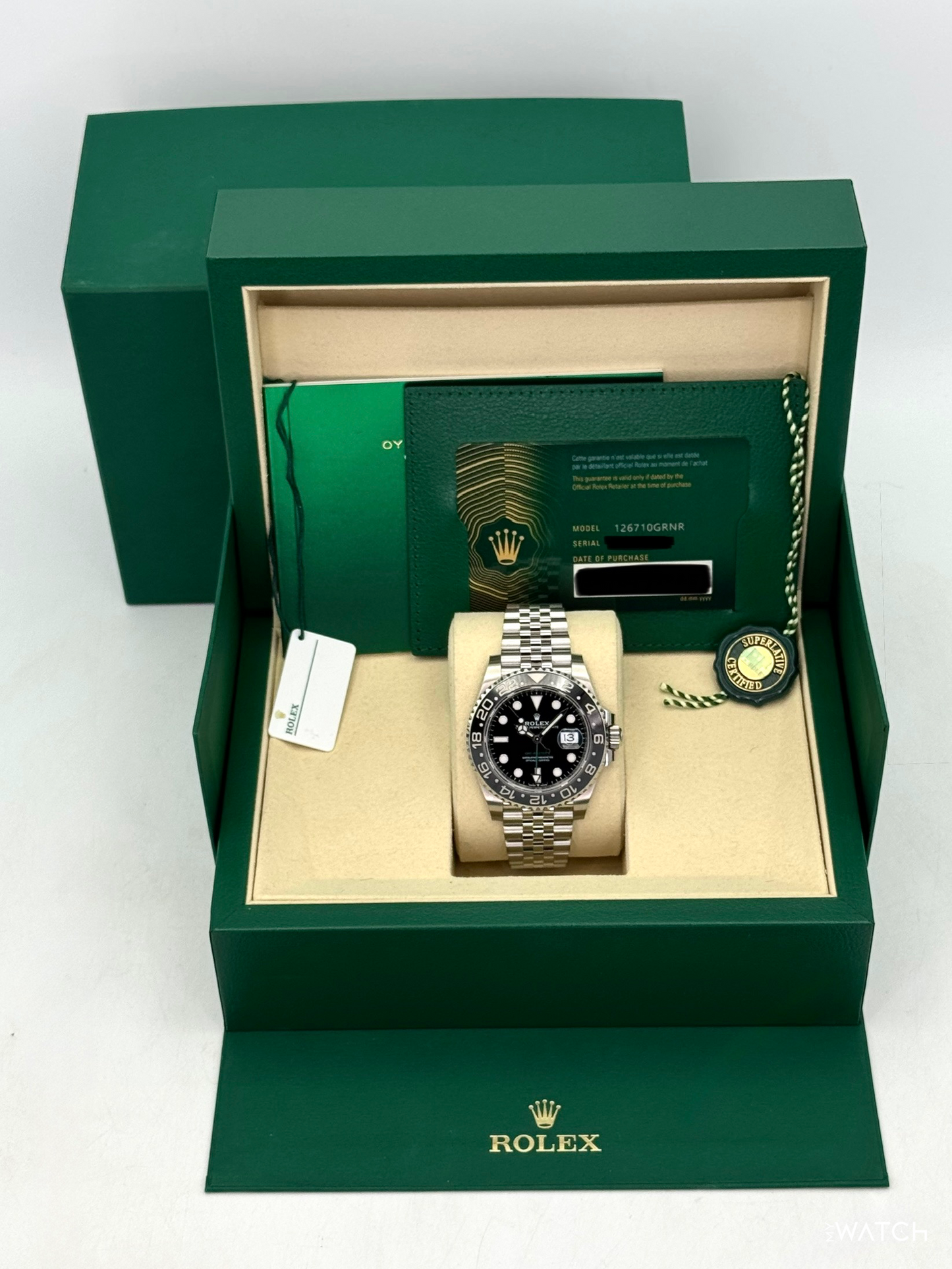 2025 Rolex GMT-Master II "Bruce Wayne" 40mm 126710GRNR Jubilee