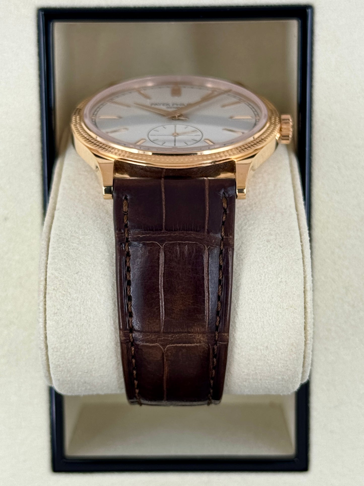 2025 Patek Philippe Calatrava 40mm 6119R Rose Gold White Dial