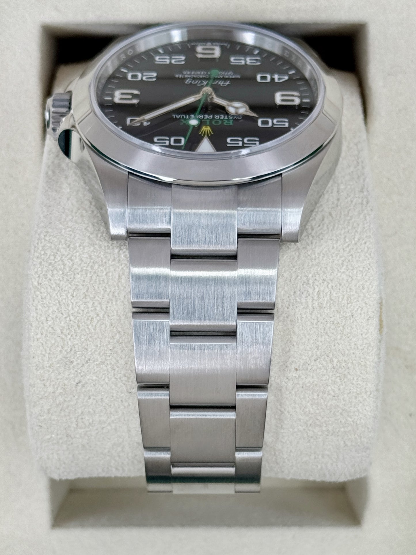 2025 Rolex Air-King 40mm 126900 Stainless Steel Black Dial