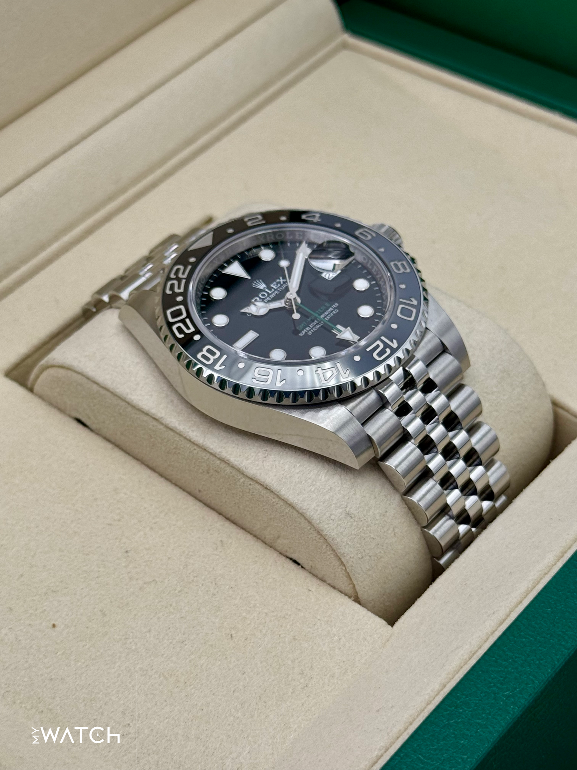 NEW 2025 Rolex GMT-Master II "Bruce Wayne" 40mm 126710GRNR Jubilee - MyWatchLLC
