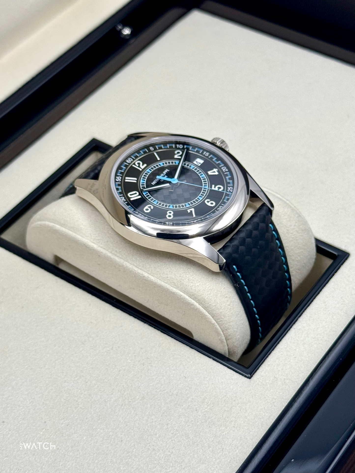 2025 Patek Philippe Calatrava Blue 6007G White Gold Black Dial