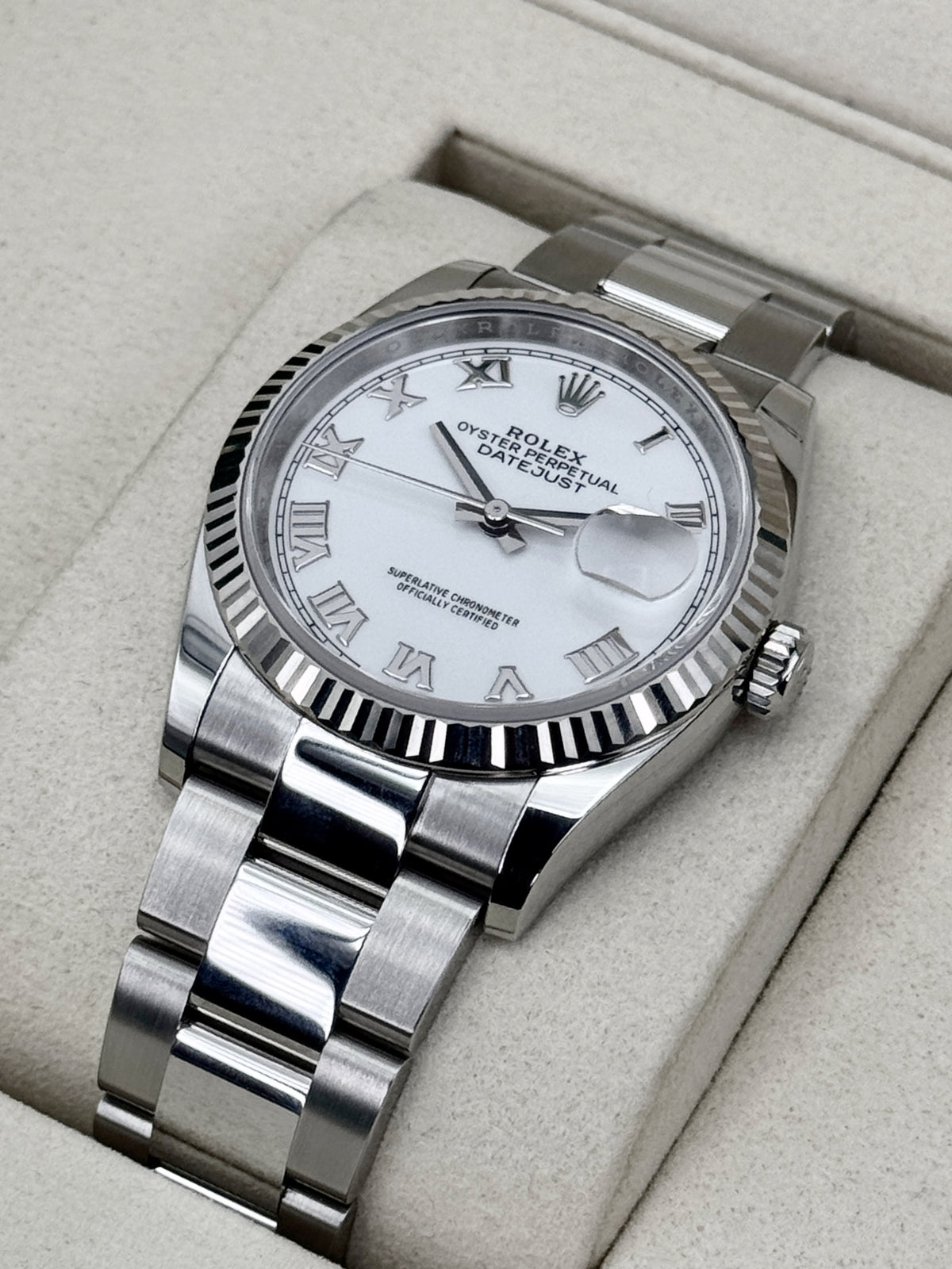 NEW 2026 Rolex Datejust 36mm 126234 Stainless Steel Oyster White Dial