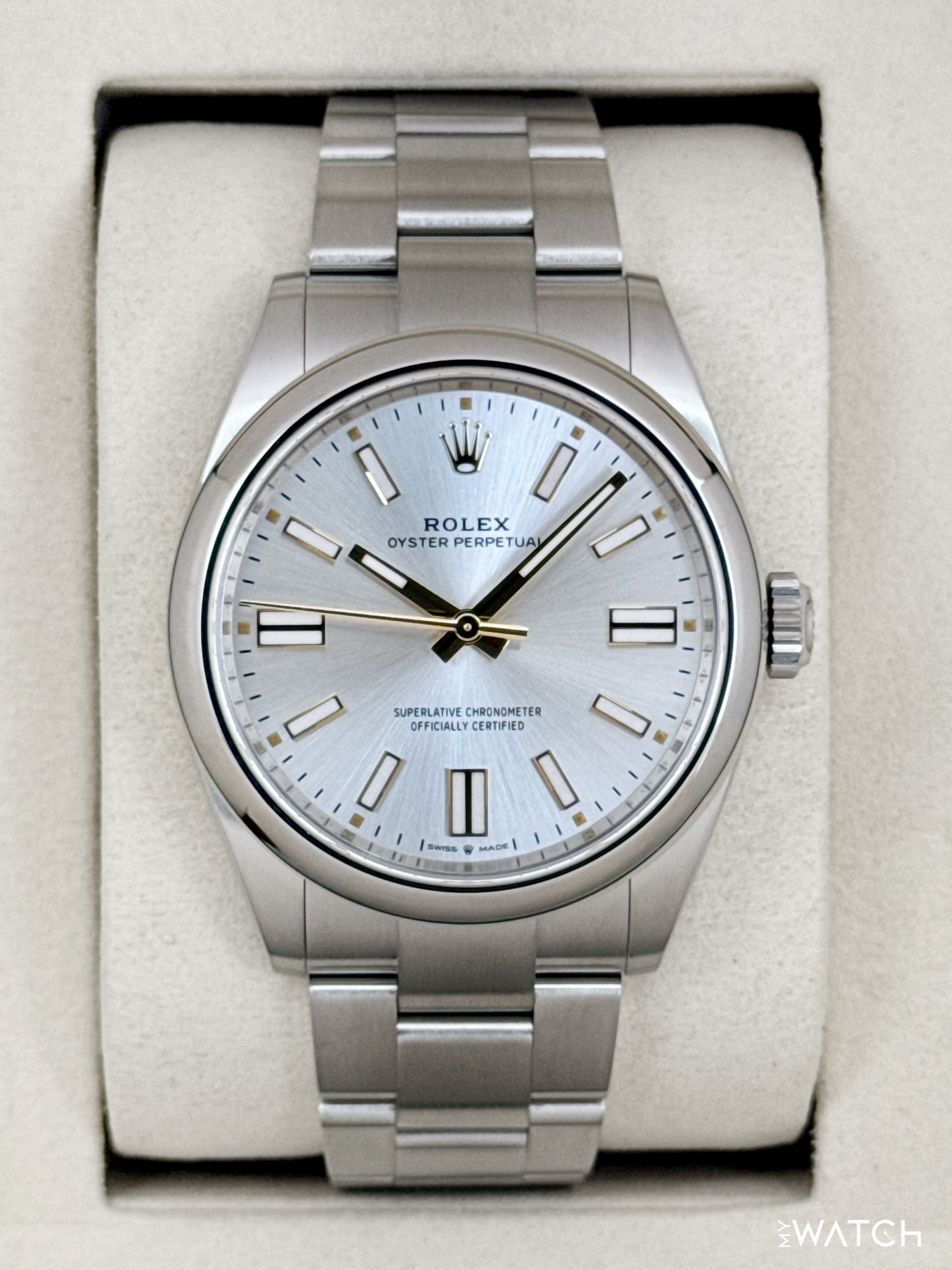 NEW 2026 Rolex Oyster Perpetual 41mm 134300 Silver Dial - MyWatchLLC