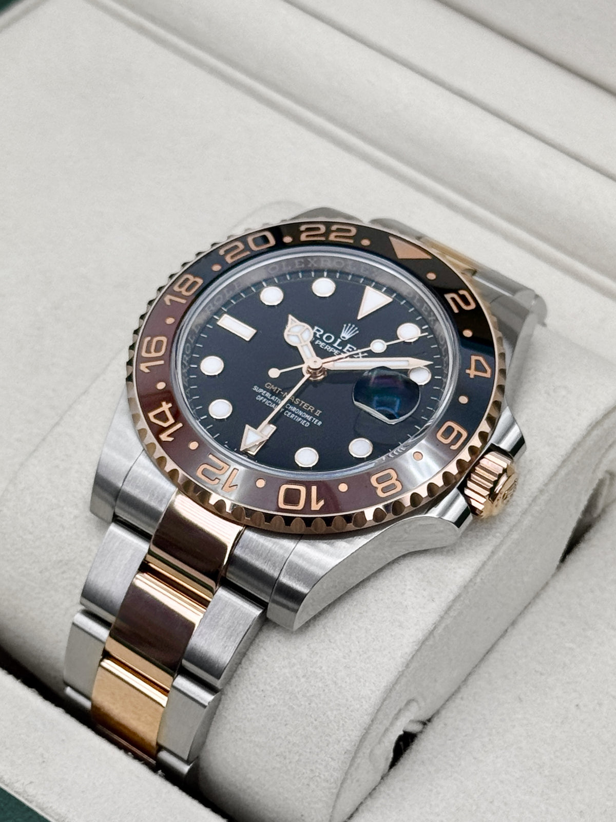 2025 Rolex GMT-Master II Rootbeer 40mm 126711CHNR Two-Tone