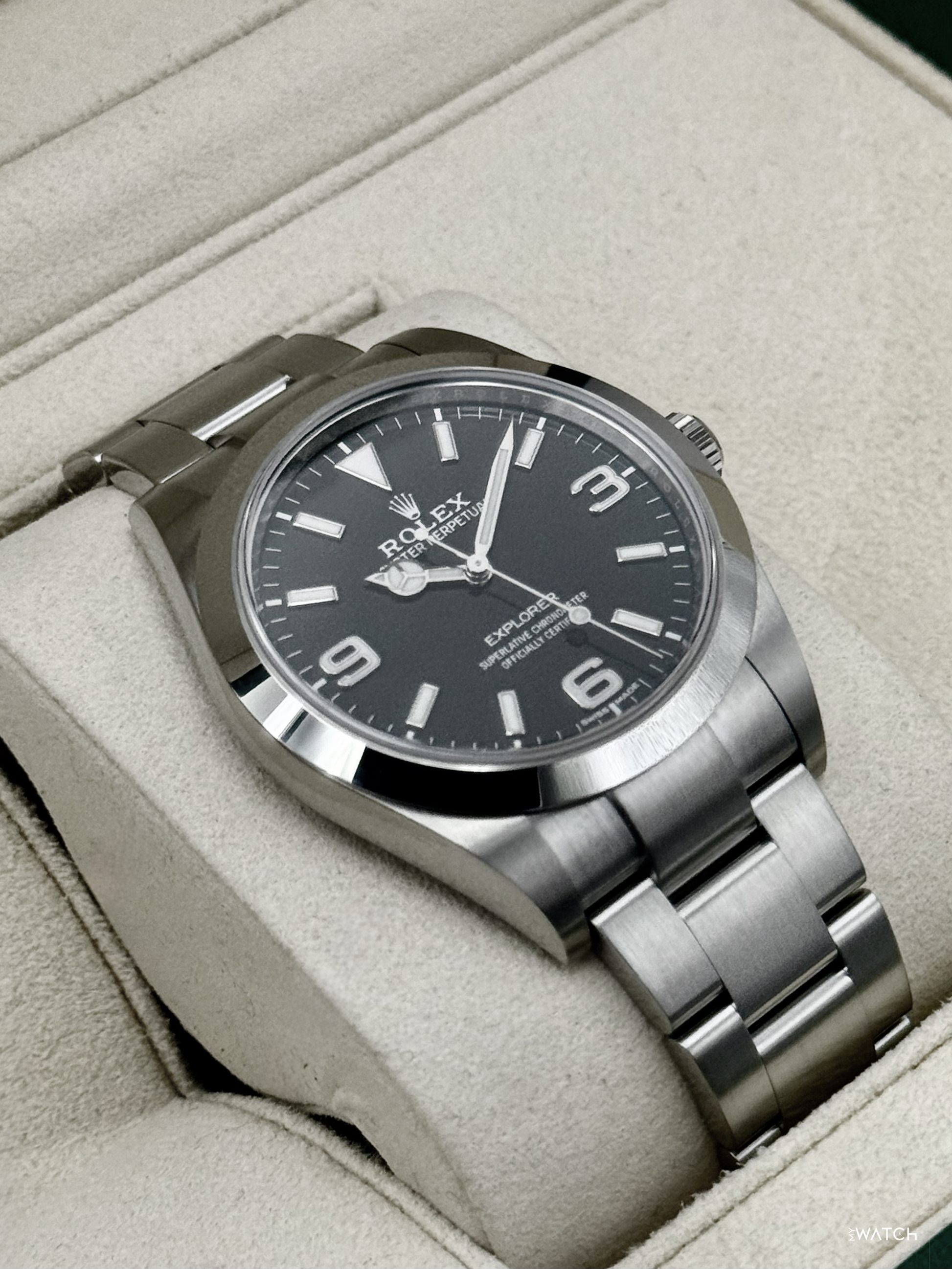 2019 Rolex Explorer 39mm 214270 Stainless Steel Black Dial - MyWatchLLC