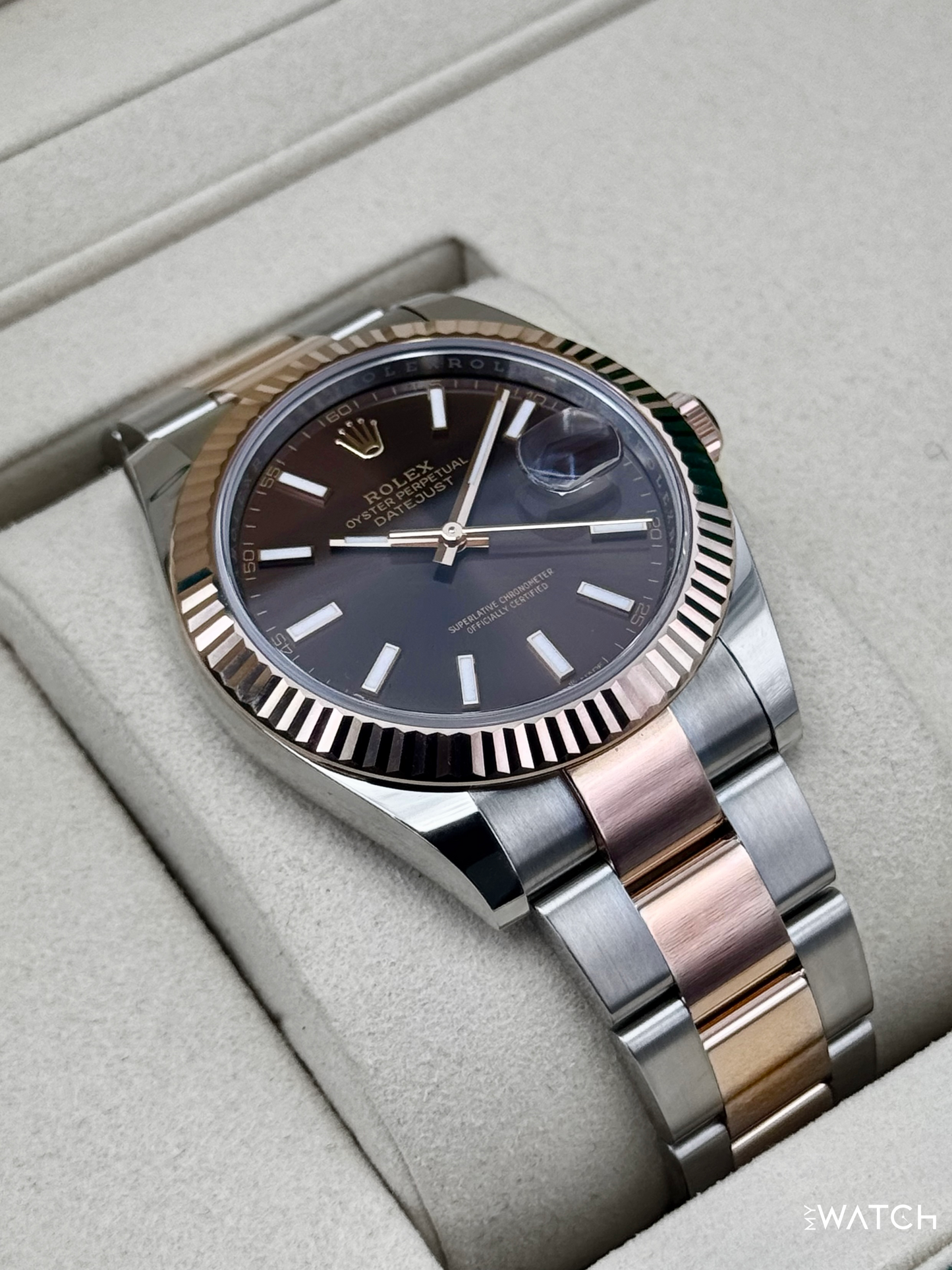 NEW 2026 Rolex Datejust 41mm 126331 Two-Tone Oyster Chocolate Dial - MyWatchLLC