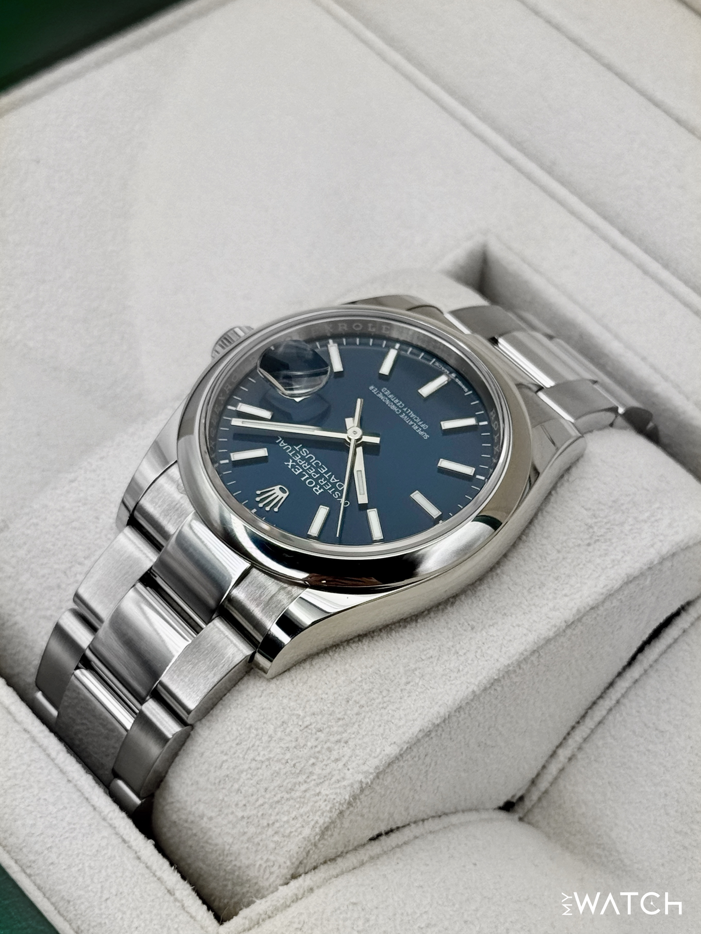 NEW 2025 Rolex Datejust 36mm 126200 Stainless Steel Oyster Blue Dial