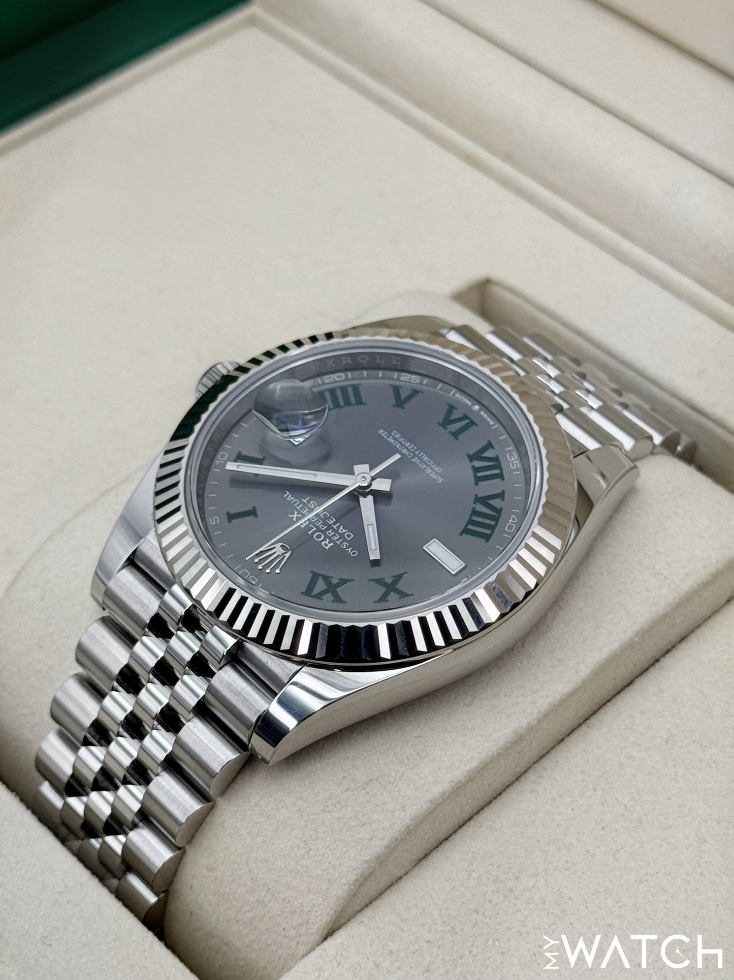 NEW 2025 Rolex Datejust 41mm 126334 Jubilee Wimbledon Dial