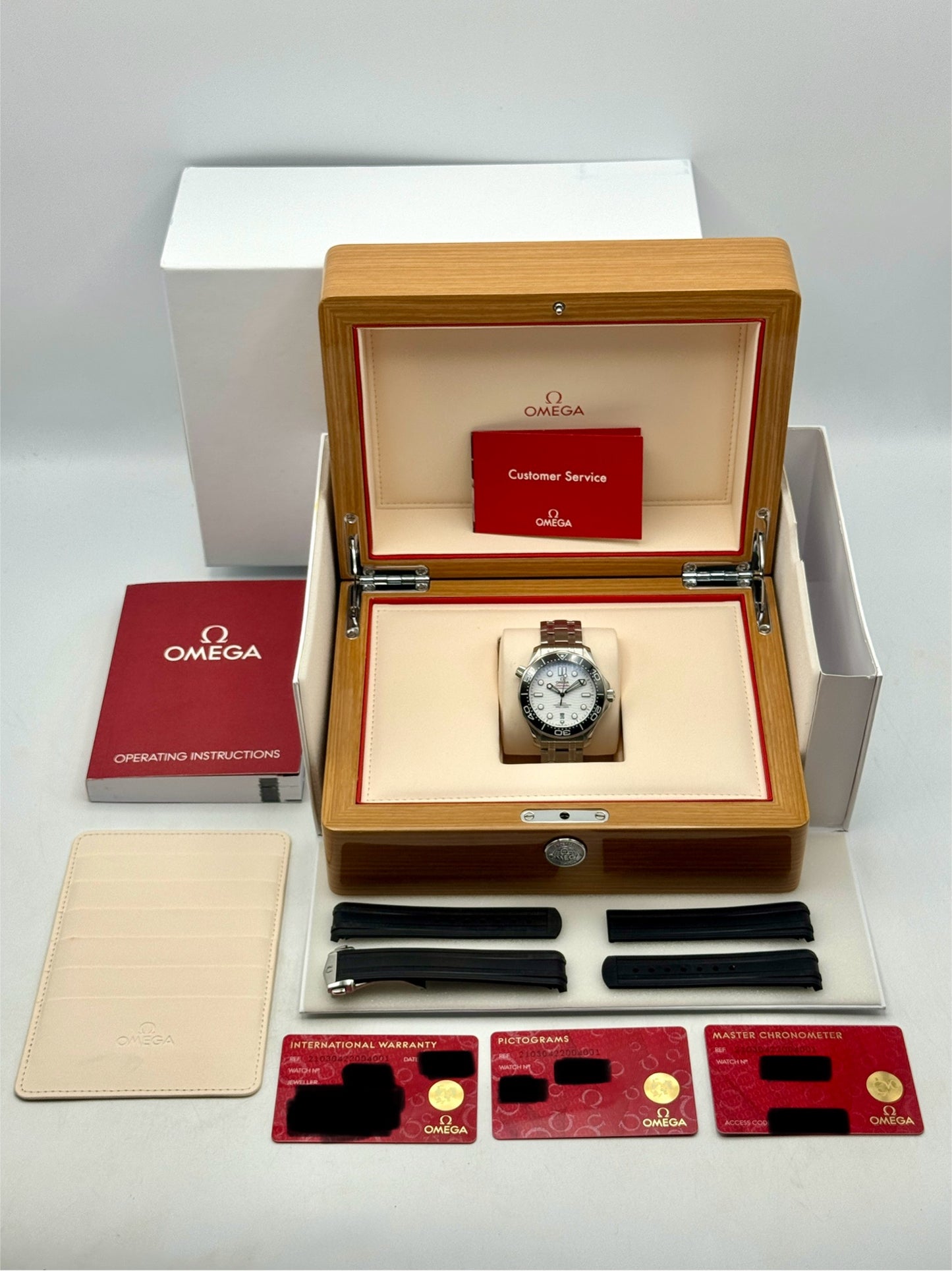 2022 Omega Seamaster 42mm 210.30.42.20.04.001 Stainless Steel White Dial
