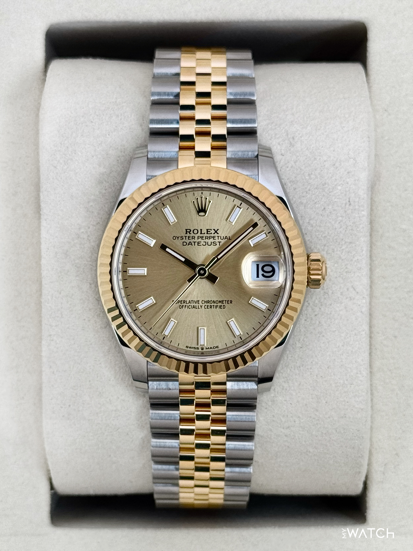 NEW 2026 Rolex Datejust 31mm 278273 Two-Tone Jubilee Champagne Dial - MyWatchLLC