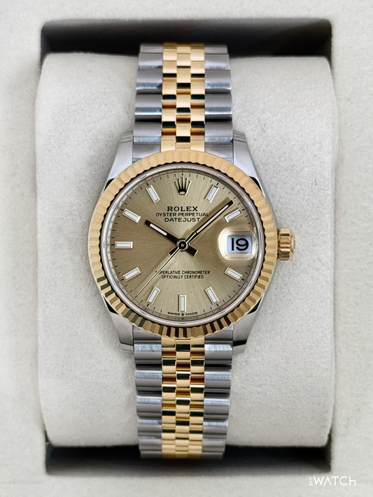 NEW 2026 Rolex Datejust 31mm 278273 Two-Tone Jubilee Champagne Dial - MyWatchLLC