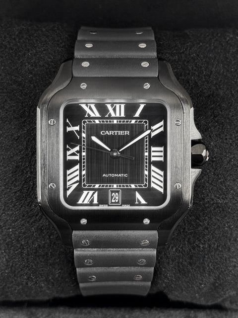 Cartier Santos De Cartier 39.8mm WSSA0039 Black Dial - NEW 2026